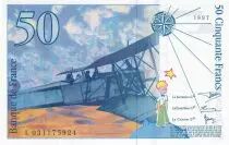 Frankreich 50 Francs - Saint-Exup&eacute;ry - 1997 - Letter L - P.157