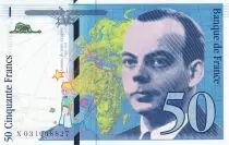 Frankreich 50 Francs - Saint-Exup&eacute;ry - 1997 - Letter N - P.157