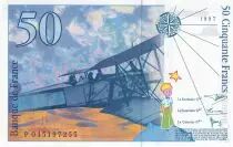 Frankreich 50 Francs - Saint-Exup&eacute;ry - 1997 - Letter P - P.157