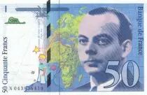 Frankreich 50 Francs - Saint-Exupery - 1997 - Serial N.043