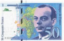 Frankreich 50 Francs - Saint-Exupery - 1997 - Serial P.039
