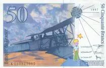 Frankreich 50 Francs - Saint-Exup&eacute;ry - 1997 - S&eacute;rie K