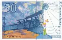 Frankreich 50 Francs - Saint-Exup&eacute;ry - 1999 - Letter N - P.157