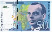 Frankreich 50 Francs - Saint-Exup&eacute;ry - 1999 - Letter R - P.157