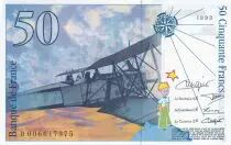 Frankreich 50 Francs - Saint-Exup�ry - Sign Vigier - 1993 - Letter B - P.157