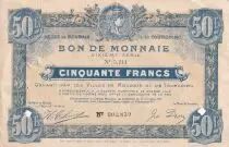 Frankreich 50 Francs - Ville -  Roubaix-Tourcoing - 10&eacute;me S&eacute;rie - 27-10-1917