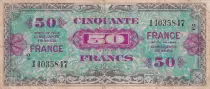 Frankreich 50 Francs Allied Military Currency - 1944 Serial 2 14035847