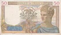 Frankreich 50 Francs Ceres - 02-02-1939 - Serial K.9600