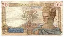 Frankreich 50 Francs Ceres - 04.07.1935 - Serial V.2231 - Fay.17.12