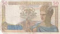Frankreich 50 Francs Ceres - 11-01-1940 - Serial H.11988