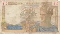 Frankreich 50 Francs Ceres - 19-12-1935 - Serial U.3662