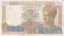 Frankreich 50 Francs Ceres - 22-02-1940 - Serial M.12435