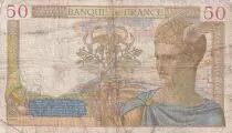 Frankreich 50 Francs C&eacute;r&egrave;s - 25.03.1937 - Serial S.5953