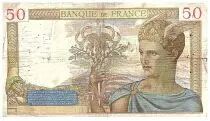Frankreich 50 Francs Ceres - 28.04.1938 - Serial D.8121 - Fay.18.12