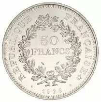 Frankreich 50 Francs Hercules - 1976 Silver