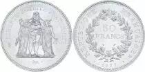 Frankreich 50 Francs Hercules - 1977 Silver