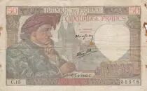 Frankreich 50 Francs Jacques Coeur - 05-09-1940 - Serial C.15