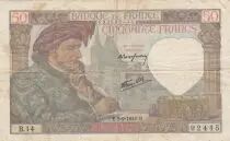 Frankreich 50 Francs Jacques Coeur - 05-09-1940 - Serial Z.13