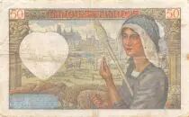 Frankreich 50 Francs Jacques Coeur - 05-09-1940 Serial Y.14 - VF