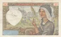Frankreich 50 Francs Jacques Coeur - 08-01-1942 - Serial A.157 - VF