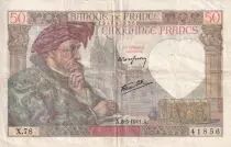 Frankreich 50 Francs Jacques Coeur - 08-05-1941 - Serial X.78 - P.93