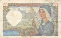 Frankreich 50 Francs Jacques Coeur - 08-05-1941 Serial T.79 - F