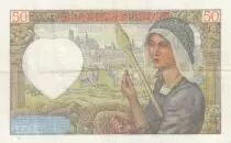 Frankreich 50 Francs Jacques Coeur - 13-03-1941 - Serial M.44 - VF