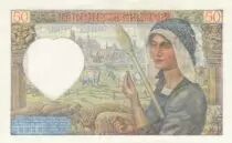 Frankreich 50 Francs Jacques Coeur - 13-03-1941 Serial N.43 - XF+
