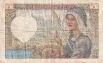 Frankreich 50 Francs Jacques Coeur - 13-06-1940 - Serial G.6 - P.93