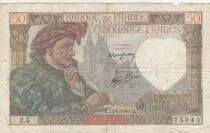 Frankreich 50 Francs Jacques Coeur - 13-06-1940 - Serial Z.5