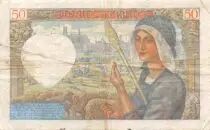 Frankreich 50 Francs Jacques Coeur - 13-06-1940 Serial E.10 - VF