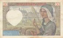 Frankreich 50 Francs Jacques Coeur - 13-06-1940 Serial V.1 - F
