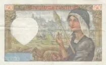 Frankreich 50 Francs Jacques Coeur - 15-05-1942 - Serial R.167