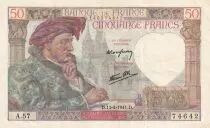 Frankreich 50 Francs Jacques Coeur - 17-04-1941 - Serial A.57 - P.93