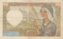 Frankreich 50 Francs Jacques Coeur - 18-12-1941 - Serial Z.147