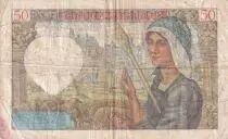 Frankreich 50 Francs Jacques Coeur - 23-01-1941- Serial J.37 - F - P.93