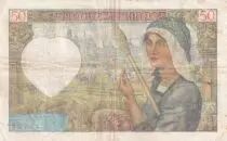 Frankreich 50 Francs Jacques Coeur - 24-04-1941 - Serial S.68