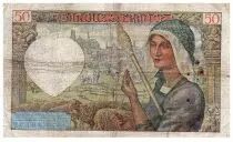 Frankreich 50 Francs Jacques Coeur - 26-09-1940 - Serial T.16-20572 - F.19.03