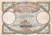 Frankreich 50 Francs Luc Olivier Merson - 11-10-1928 - Serial C.3032