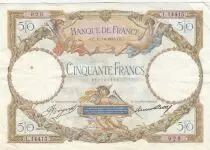 Frankreich 50 Francs Luc Olivier Merson - 12-10-1933