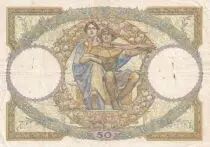 Frankreich 50 Francs Luc Olivier Merson modified - 10-03-1932 - Serial E.9999 - Fay.16.03