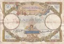 Frankreich 50 Francs Luc Olivier Merson modified - 20-10-1932 - Serial R.11478 - Fay.16.03