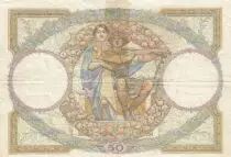 Frankreich 50 Francs Luc Olivier Merson modified - 31-12-1931 - Serial V.9552 - Fay.16.02