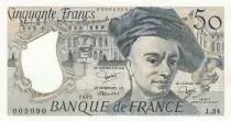 Frankreich 50 Francs Quentin de la Tour - 1983 Serial J.34 - XF