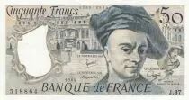 Frankreich 50 Francs Quentin de la Tour - 1984 Serial J.37