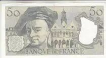Frankreich 50 Francs Quentin de la Tour - 1989 Serial C.56 - F to VF