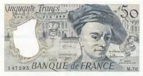 Frankreich 50 Francs Quentin de la Tour - 1992 Serial M.70 - VF
