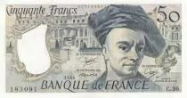 Frankreich 50 Francs Quentin de la Tour - C.36 - 1984