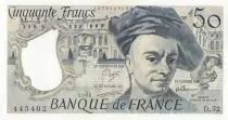 Frankreich 50 Francs Quentin de la Tour - D.52 - 1988