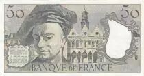 Frankreich 50 Francs Quentin de la Tour - Serial N.4 - 1977 - P152a